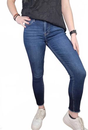 Flying Monkey Emerson Skinny Jeans In Dark Wash