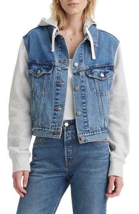 Levi's Hybrid Trucker Jacket in Mixed Emotion at Nordstrom Rack, Size Small