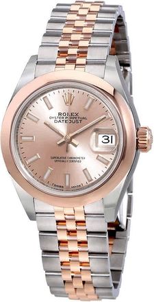 Rolex Lady Datejust 28 Sundust Dial Steel and 18K Everose Gold Watch 279161SNSJ