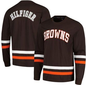 Tommy Hilfiger Mens Tommy Hilfiger Brown/Orange Cleveland Browns Nolan Long Sleeve T-Shirt at Nordstrom, Size X-Large