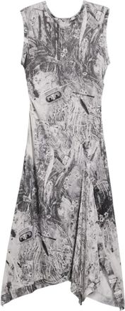Desigual Vest Catty - Dames - Casual kleedjes - Veelkleurig - XL - Polyester - Kleedjes