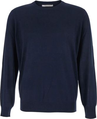 KANGRA crew-neck wool sweater - men - Wool - 48 - Blue