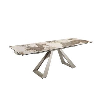 Angel Cerd&aacute; Rectangular Extendable Dining Table White Porcelain