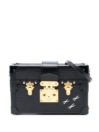Louis Vuitton 2017 Epi Petite Malle crossbodytas - Zwart
