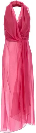 Alberta Ferretti Fuchsia Chiffon top
