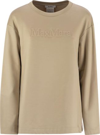 Max Mara Berma Silk And Cotton Sweatshirt