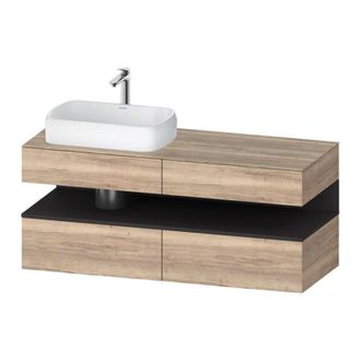 Duravit Qatego Meuble sous-lavabo en console, 2 tiroirs, 2 - Duravit