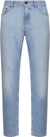 Ermenegildo Zegna Slim-fit Jeans - Heren - Slim Fit Jeans - Blauw - W32 - Katoen - Jeans