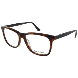 Calvin Klein Mens Tortoise Rectangular Eyeglass Frames Ck22507