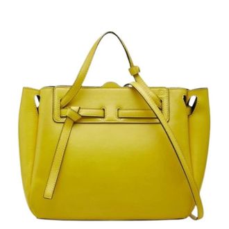 Loewe Pre-owned Handbags, female, Yellow, Size: ONE SIZE Pre-owned Shoulder Bag