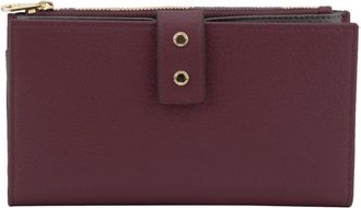 Pourchet Grand Porte-monnaie Hebdo - Dames - Portefeuilles - Rood - ONE Size - Leer - Accessoires