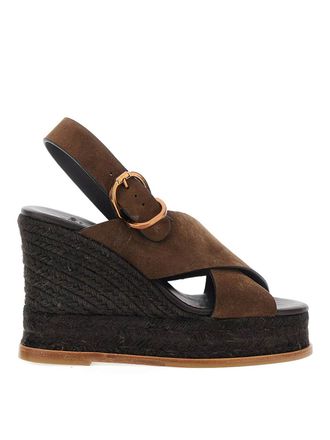 Castaner Dark Brown Betina Wedge Sandals