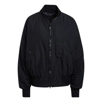 adidas (WMNS) adidas by Stella McCartney Woven Bomber Jacket Asia Sizing Black H59969
