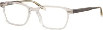 Original Penguin Mens Elliston Rectangle Eyeglasses In Crystal