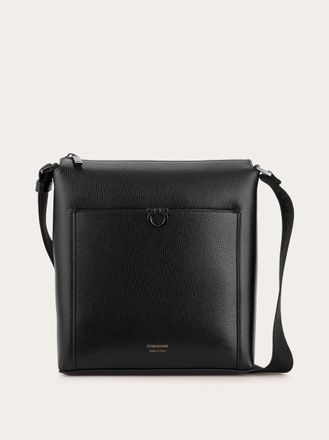 Ferragamo Men Gancini crossbody Black
