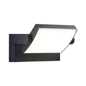 Lindby Lindby - L&aacute;mpara De Pared Led Exterior sherin En Negro Aluminio