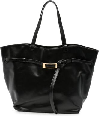 Anine Bing Tote Bag - Dames - Shoppers - Zwart - ONE Size - Leer - Tassen