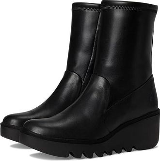 FLY London Boik602fly Womens Boots Black : EU 41 (US Womens 10-10.5) M, Leather