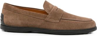 Tod's 78L Loafers - male - Tods - Loafers - Brown - 6 1/2 UK - Shoes