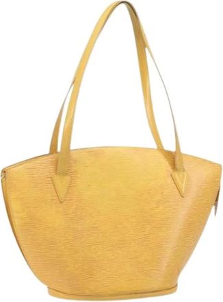 Louis Vuitton Pre-owned Shoulder Bags, female, Yellow, Size: ONE SIZE Pre-owned Vintage Shoulder Bag