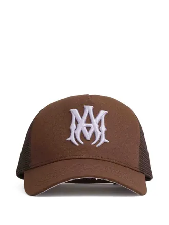 Amiri embroidered logo curved visor cap - Bruin