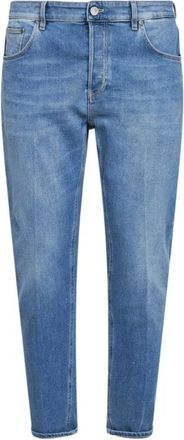 Pantaloni Torino Slim-fit Jeans - Heren - Slim Fit Jeans - Blauw - W34 - Leer - Jeans