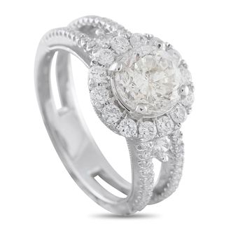 Luxury Bazaar 18K White Gold 2.16ct Diamond Ring MF27-050126