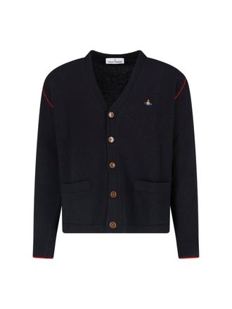 Vivienne Westwood Black Crew Neck Fitted Sweater