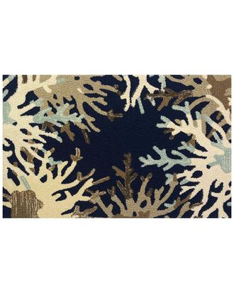 The Rug Market Coral Border 30X48in Doormat