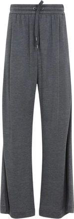 Brunello Cucinelli Pantaloni Wide Leg Md828Sm689 - - Trousers - Donna - Grigio - XS