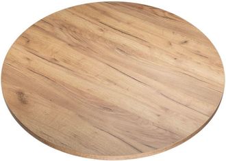 OEM Tablero Redondo Artesanal Laminado De Roble, De 90 Cm De Di&aacute;metro, Para Mesa O Mesa De Centro