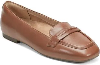 Easy Spirit Nadira Apron Toe Loafer in Medium Brown at Nordstrom, Size 6