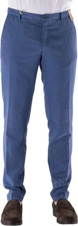 AT.P. CO Heren, Broeken, Blauw, Maat: XL Katoen