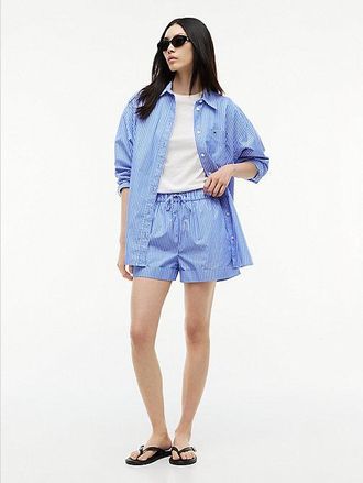 Tommy Hilfiger Poplin Wide Leg Shorts
