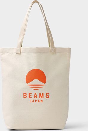 Beams Mens Tangerine logo Tote Bag