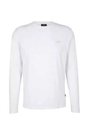 Joop Langarmshirt JOOP JEANS JJJ-33Alphis-L, Herren, Gr. XXL, weiss (wei&szlig;), Jersey, Obermaterial: 100% Baumwolle, clean, unifarben, regular fit normal, Run