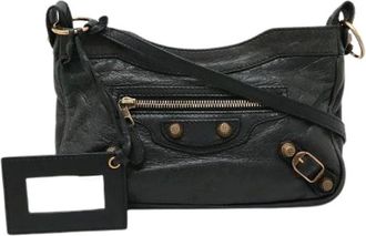 Balenciaga Pre-owned Cross Body Bags, female, Black, Size: ONE SIZE Pre-owned Vintage Cross Body Bag