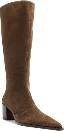 Schutz Raffaela Up Mid Boot in Pecan Brown at Nordstrom, Size 10.5