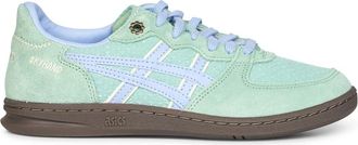 Asics Vintage Lace-Up Sneakers Groen Leer - Dames - Sneakers - Groen - 36 EU - Leer - Schoenen