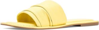 Free People Evelyn Slip-On Sandals Womens Sandals Sunkissed Yellow Ler : EU 37.5 (US Womens 7.5) M, Leather