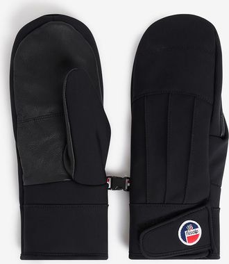 Fusalp Ski-Fäustlinge aus Softshell und Leder Glacier W