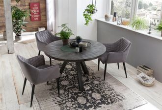 SIT Esstisch &raquo;Tops&Tables&laquo;, mit Massivholzplatte aus Mangoholz, runder Tisch