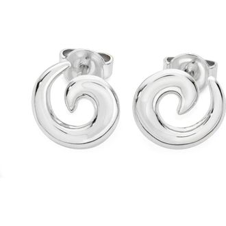 Lucy Quartermaine Swirl Studs in Sterling Silver at Nordstrom