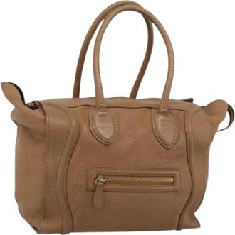 Celine Pre-owned Vintage Hand Bag - Dames - Vintage Handtas - Bruin - ONE Size - Leer - Vintage