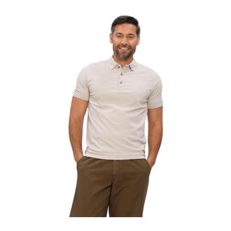 Genti Heren, Tops, Beige, Maat: M Linnen