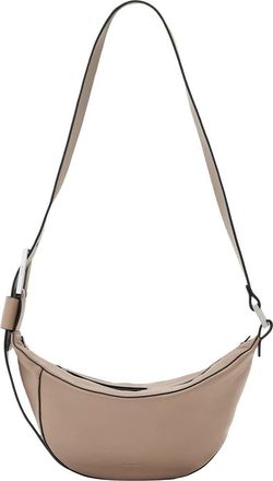 AllSaints Luna Leather Crossbody Bag in Mocha Brown at Nordstrom