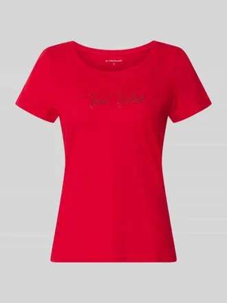 Tom Tailor Regular Fit T-Shirt aus reiner Baumwolle in Rot, Gr&ouml;&szlig;e XXXL