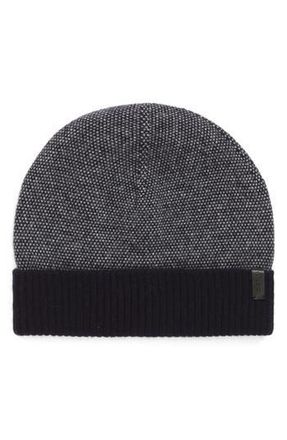 Vince Birdseye Cashmere Cuff Beanie in Navy at Nordstrom Rack