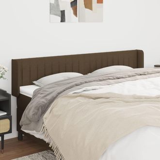 vidaXL Cabecero De Tela Gris Oscuro 163x16x78/88 Cm Vidaxl