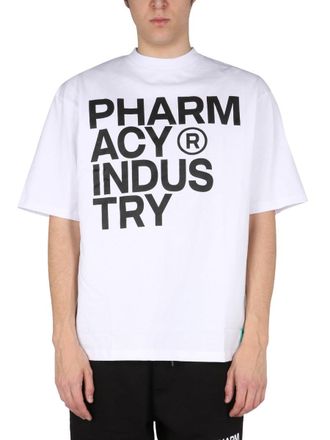Pharmacy Industry Logo Print T Shirt